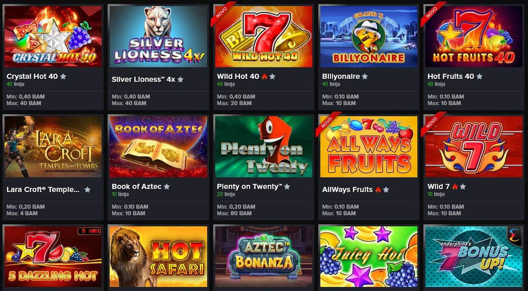 Popularne i uzbudljive Mozzart casino igre